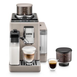 De’Longhi Rivelia Sand Beige EXAM440.55.BG Macchina da caffè automatica per caffè in chicchi Beige