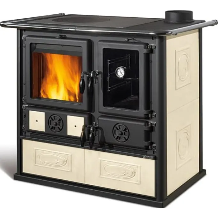 Nordica ROSA SINISTRA REVERSE VST.16 CERAMICA Cucina a legna 8,2 kw