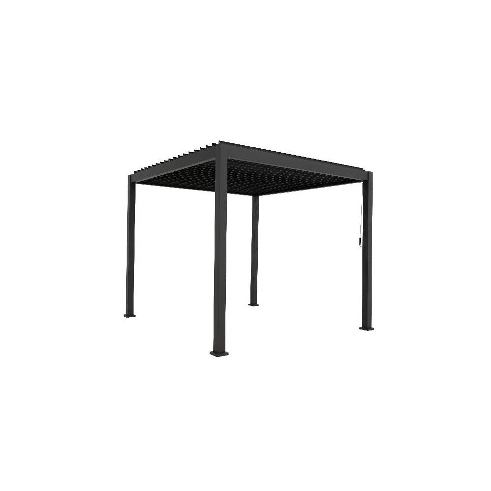 PERGOLA BIOCLIMATICA 3X4 MT IN ALLUMINIO ANTRACITE