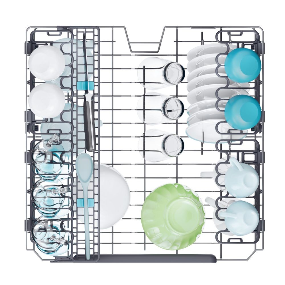 Lavastoviglie Libera Installazione RapidÓ 60 cm 14 coperti Classe E Connettività Controllo remoto avanzato e contenuti extra Bianca Candy CF 4E7L0W 32002368 - immagine 3