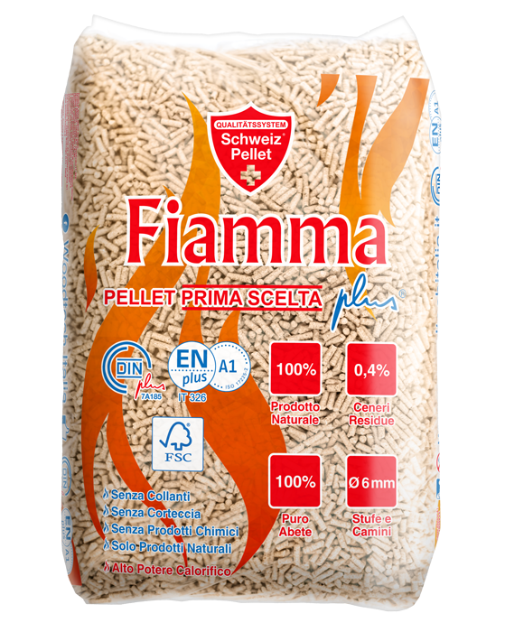 Fiamma Pellet Bancale sacchi. 72x15 kg