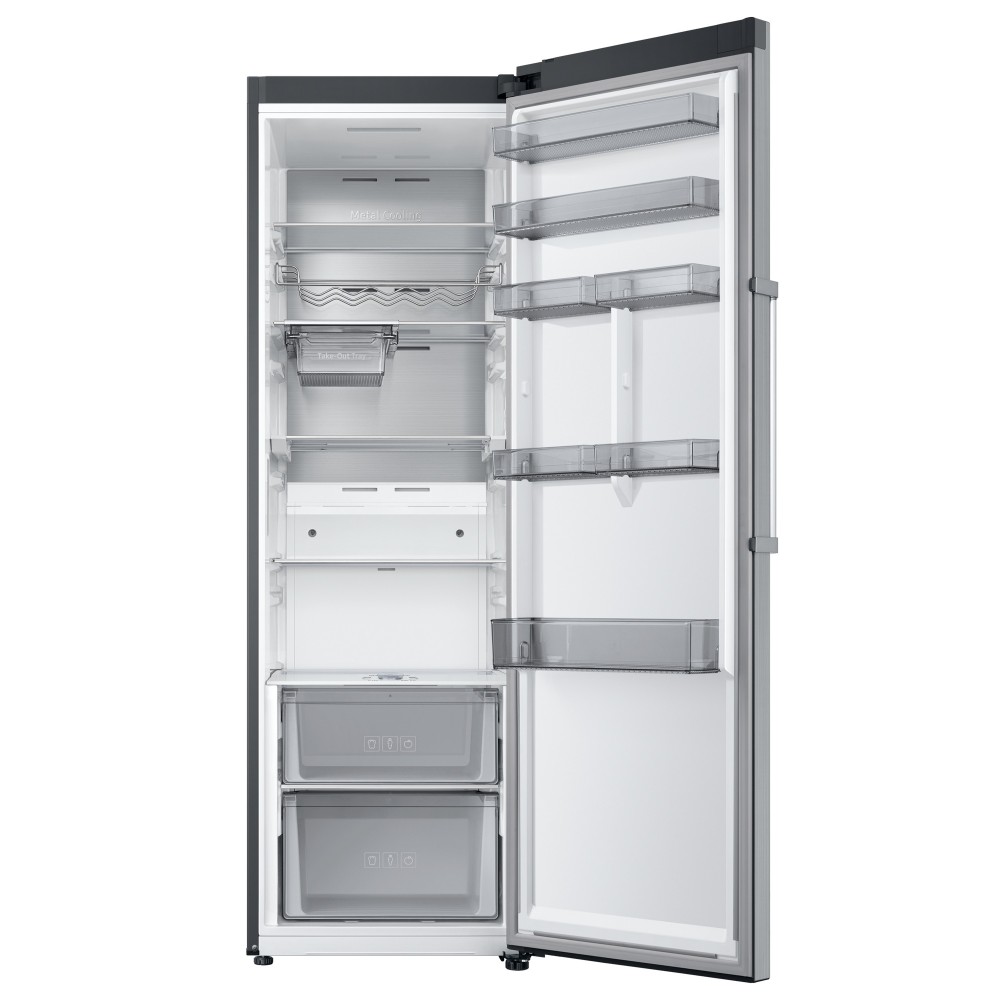 Frigorifero Monoporta Libera installazione Total No Frost Classe E Altezza 185.3 Finitura Metal Inox Serie Twin AI Samsung RR39C7BC5S9 - immagine 2