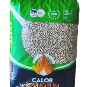 CALOR LIGNORUM, pellet Classe A1 da ENplus®, legno di Abete bianco da kg 15 x 70 sacchi