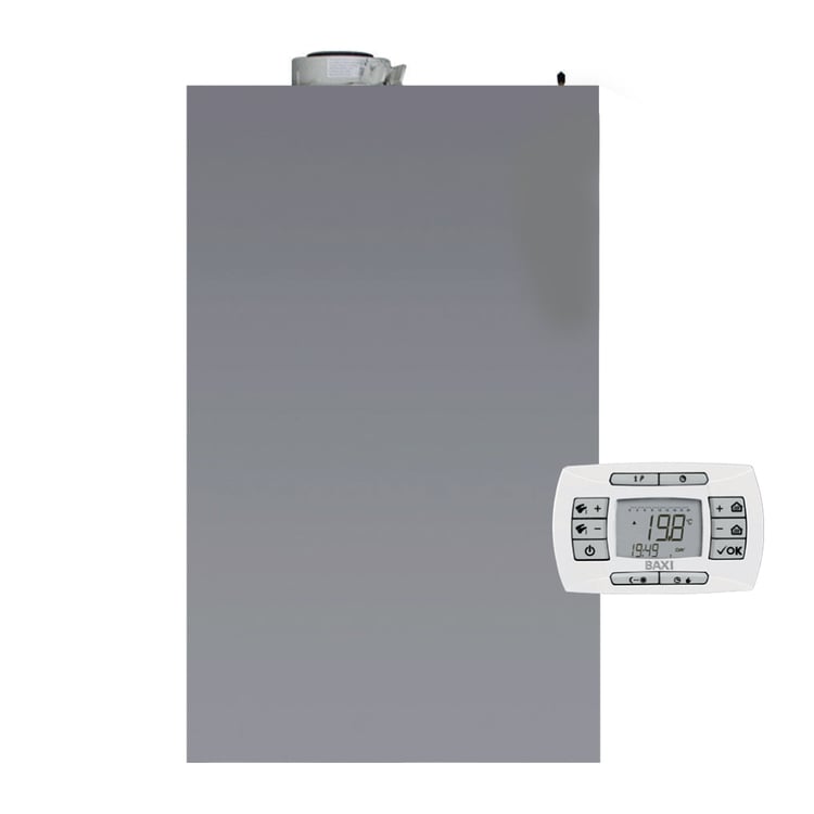 Caldaia Baxi Luna Air 28 a condensazione camera stagna 24 kW a incasso o da esterno metano e gpl