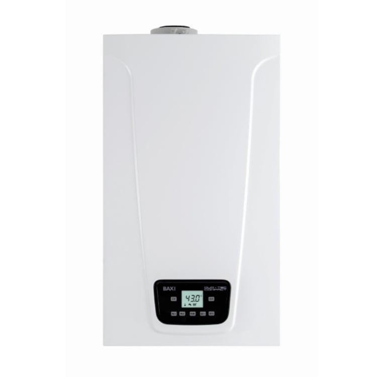 Caldaia murale Baxi duo-tec compact e 28 a condensazione camera stagna 24 kW metano