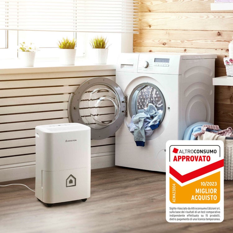 Deumidificatore portatile Ariston DEOS 16s 16 litri/giorno - immagine 4
